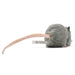 Hansa Gray Rat Plush Doll No.5579 12cm Real Design Animal Plush Doll ‎190445 NEW_3