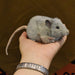 Hansa Gray Rat Plush Doll No.5579 12cm Real Design Animal Plush Doll ‎190445 NEW_8