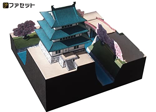 FACET Paper Craft Japan Meijo Series No.6 1/300 scale Hirosaki Castle Kit NEW_4