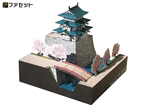 FACET Paper Craft Japan Meijo Series No.6 1/300 scale Hirosaki Castle Kit NEW_9