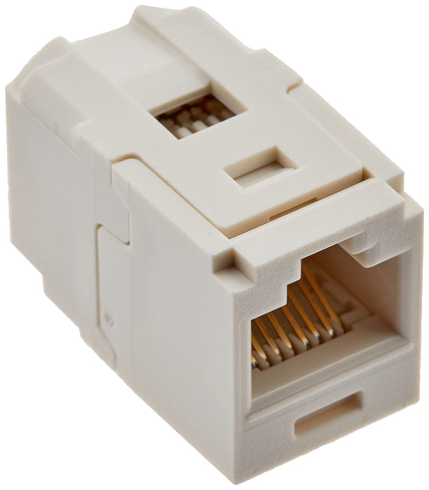 Panduit RJ45 relay jack JJ Adapter CC688IW Mini-com CAT6 Coupler Module White_1