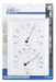 SHINWA Thermometer Temperature Hygrometer White W-1 70510 Rectangle Wall Mount_2