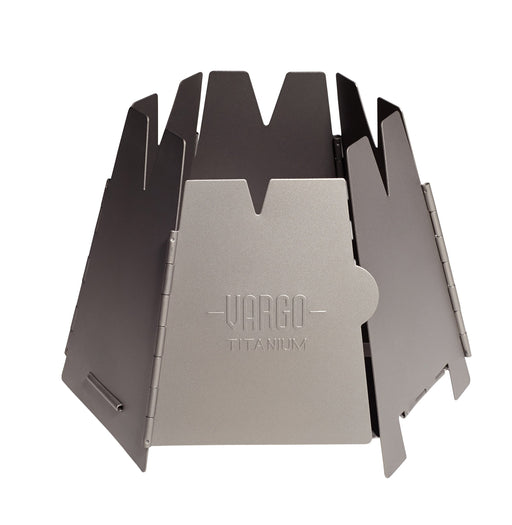Vargo Titanium Hexagon Wood Stove T-415 D76 (top) x D127 (bottom) x H101mm NEW_1