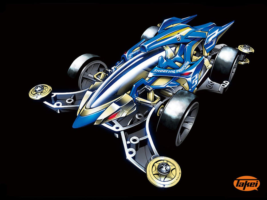 TAMIYA 95573 Mini 4WD SHOOTING PROUD STAR Clear Blue Special (MA Chassis) NEW_7