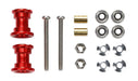 TAMIYA ‎309805562 Mini 4WD Lightweight Double Aluminum Rollers 9-8mm/Red 95562_1