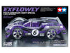 TAMIYA 95571-000 Mini 4WD EXFLOWLY Polycarbonate Body Special MS Chassis NEW_2