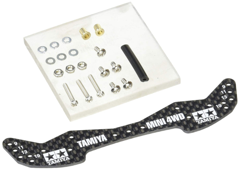 TAMIYA 15498-000 Mini 4WD HG Carbon Wide Front Plate (1.5mm) Model Parts NEW_1