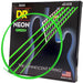 DR bass strings NEON nickel plating green coated 0.45, 0.65, 0.85, 0.105 NGB-45_1
