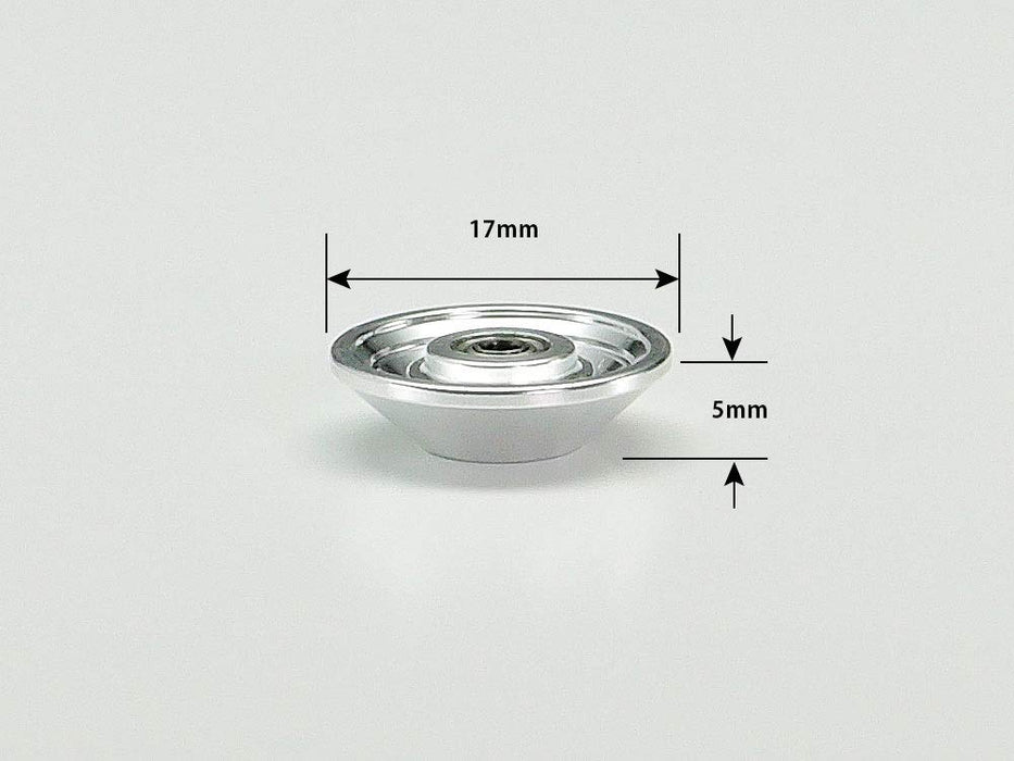 TAMIYA 95597-000 Mini 4WD HG 17mm Aluminum Ball-Race Rollers (Ringless) NEW_2