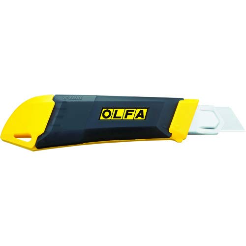 OLFA Auto-Lock Cutter DL-1 With blade breaker Resin Handle, Alloy Steel Blade_4
