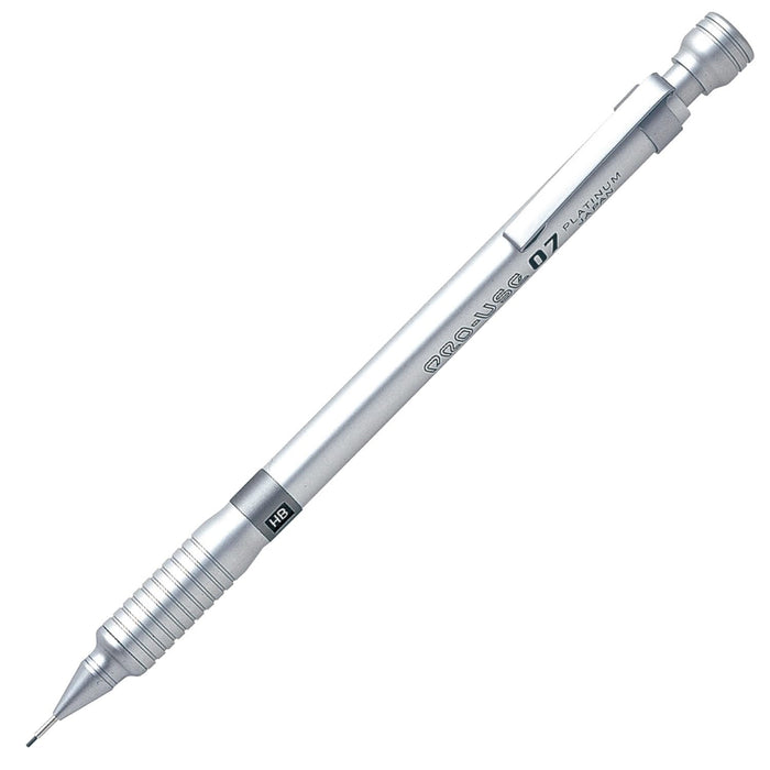 Platinum Mechanical Pencil PRO USE 07 MSD-1000 0.7mm Silver MSD-1000C#9 NEW_1
