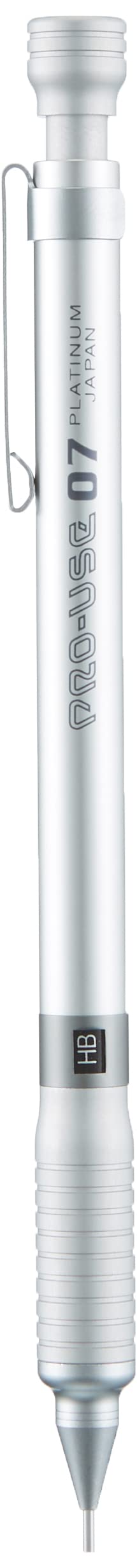 Platinum Mechanical Pencil PRO USE 07 MSD-1000 0.7mm Silver MSD-1000C#9 NEW_2