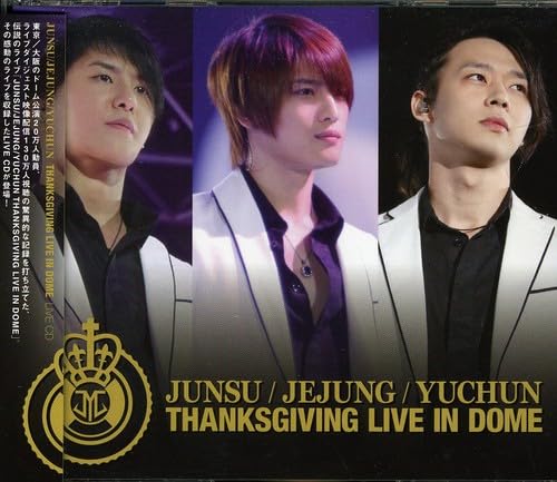 [CD] THANKSGIVING LIVE IN DOME LIVE Nomal Ed. JYJ JUNSU/JEJUNG/YUCHUN RZCD-46817_1