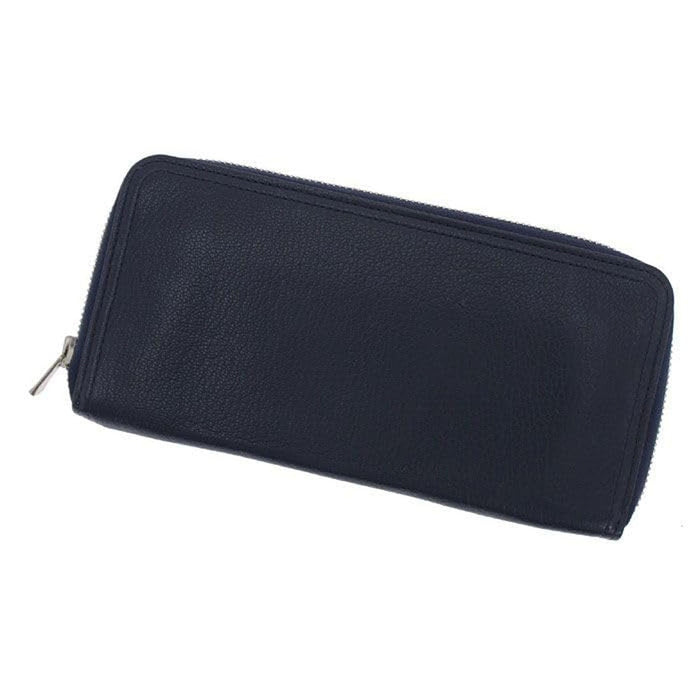 Yoshida Bag PORTER DOUBLE WALLET 129-03735 Navy/Natural W20xH10cm Leather NEW_1