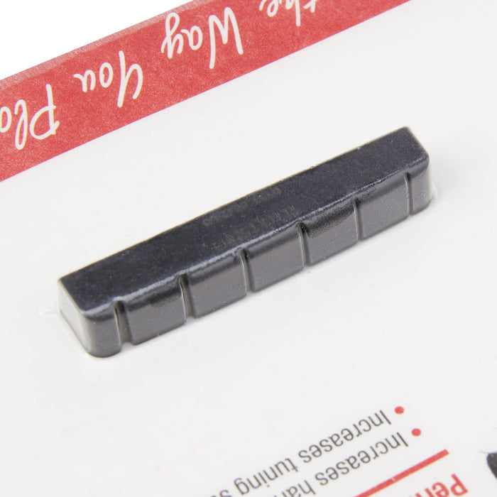 GRAPHTECH Electric Guitar Nut PT-6642-00 BLACK TUSQ XL W6.00xL42.05xH7.69mm NEW_3