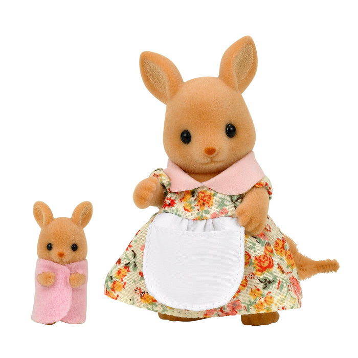 EPOCH Sylvanian Families kangaroo family Doll FS-03 Father, Mother, Girl, Baby_3