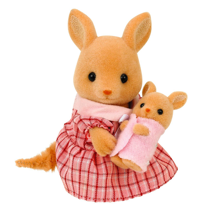 EPOCH Sylvanian Families kangaroo family Doll FS-03 Father, Mother, Girl, Baby_4