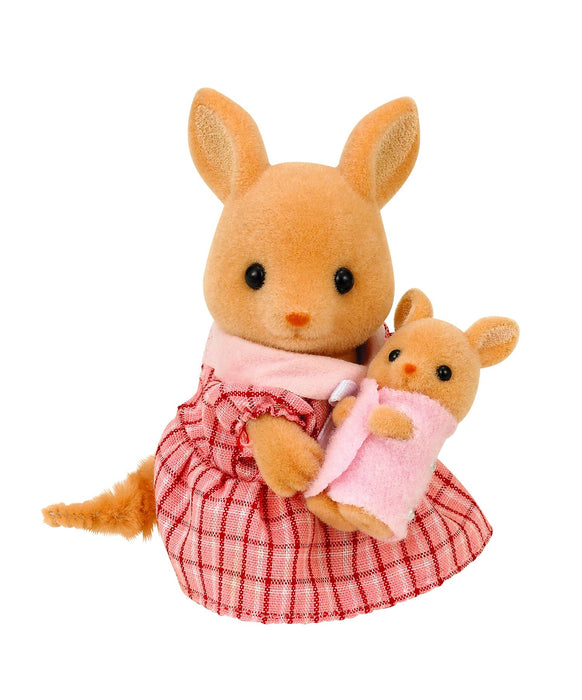EPOCH Sylvanian Families kangaroo family Doll FS-03 Father, Mother, Girl, Baby_5