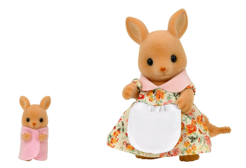 EPOCH Sylvanian Families kangaroo family Doll FS-03 Father, Mother, Girl, Baby_6