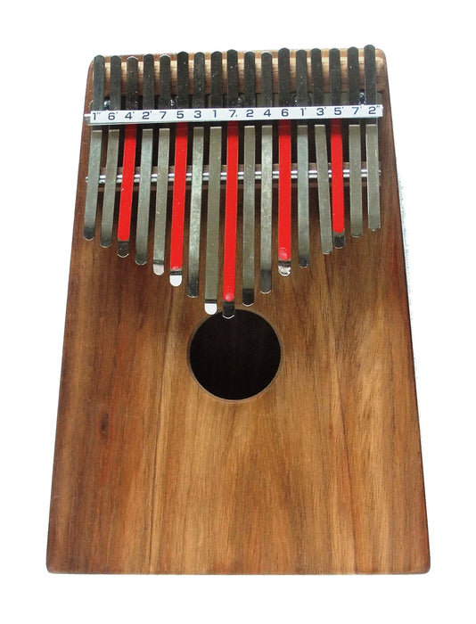 Hugh Tracey KALIMBA Treble 17 Note C Tone KBT with Key Sticker ‎KBT017 Brown NEW_3