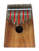Hugh Tracey KALIMBA Treble 17 Note C Tone KBT with Key Sticker ‎KBT017 Brown NEW_3