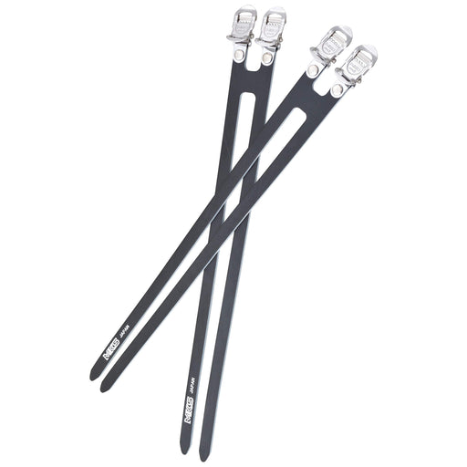 MKS Strap FIT-alpha SPIRITS 2-BUCKLE Black for Bicycle Toeclip Stainless ‎113828_2