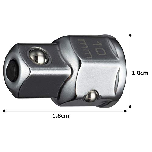 TONE RA2 Ratchet Ring Socket Adapter 6.35mm(1/4") (D1)11mm, (L1)7mm, (L)18mm NEW_5