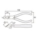 HOZAN Diagonal Nippers with Strip Holes N-5-150 L158mm 140g Elastomer Grip NEW_4