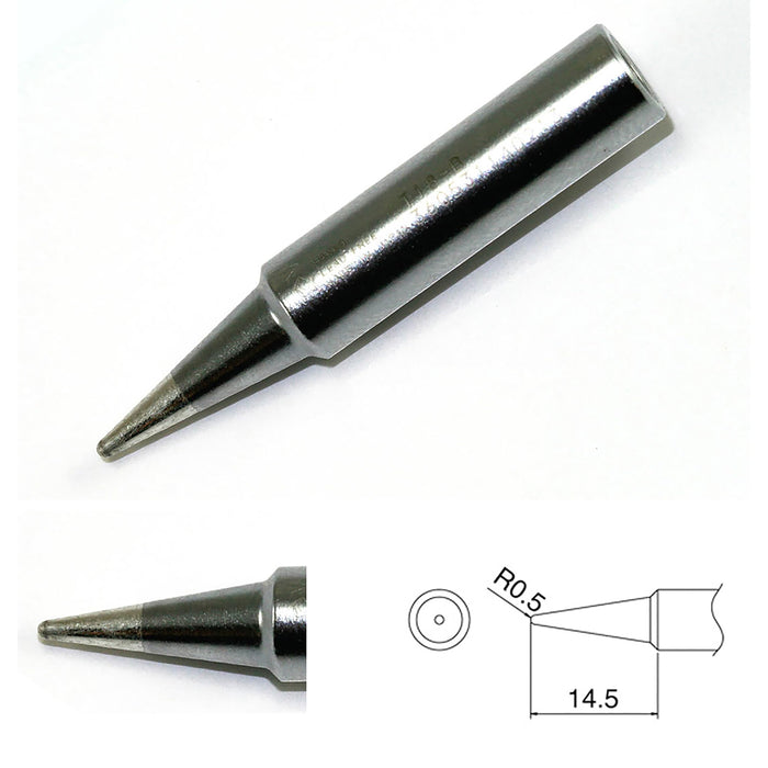 HAKKO Soldering Tip B shape T18-B for FX-600/FX-8801/FX-8803 0.5mm tip refill_2