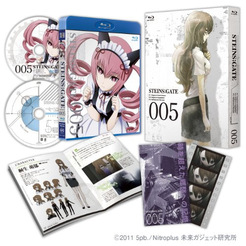 STEINS;GATE Vol.5 [Blu-ray Disc] First Press Limited Edition MFXT-0005 Anime NEW_1