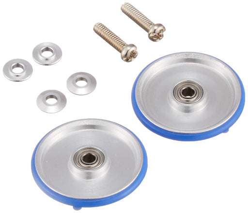 TAMIYA 15426-000 Mini 4WD 19mm Aluminum Rollers w/Plastic Rings (Dish Type) NEW_1