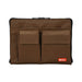 Lihito lab. Bag in Bag Small Pouch Case A5 size 250mm A7553-9 Brown Polyester_1