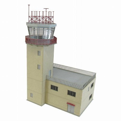 Sankei 1/144 Air Scenery Series Control Tower Type-A Paper Craft MK08-01 NEW_1