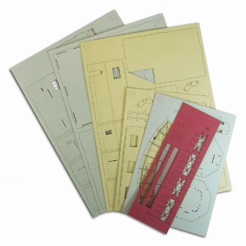 Sankei 1/144 Air Scenery Series Control Tower Type-A Paper Craft MK08-01 NEW_4