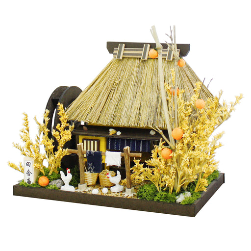 Billy Handmade Miniature Dollhouse Model Thatched House Kit Country house 8443_1