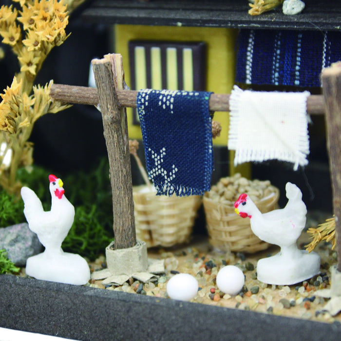 Billy Handmade Miniature Dollhouse Model Thatched House Kit Country house 8443_2