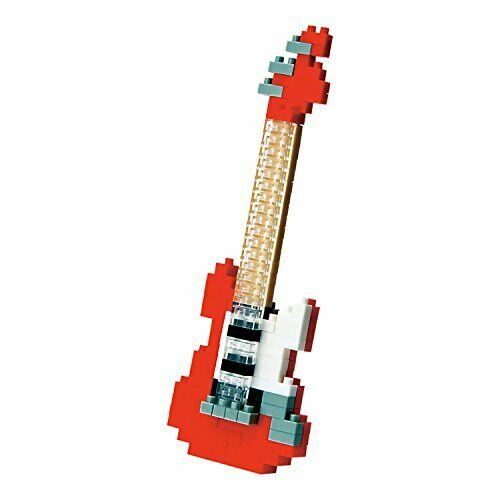 nanoblock Electric Guitar (Red) NBC-171 NEW from Japan_1