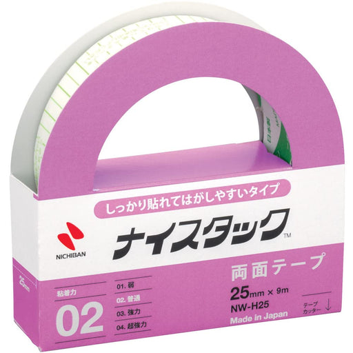 Nichiban Double-Sided Tape Nice Stack Easy to Peel 25mm x 18m NW-H25 Acrylic NEW_1