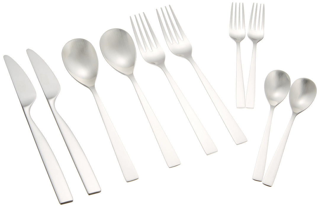 Tsubame Shinko Kogyo Dinner Cutlery Set SUNAO Set of 10-piece Stainless Steel_1