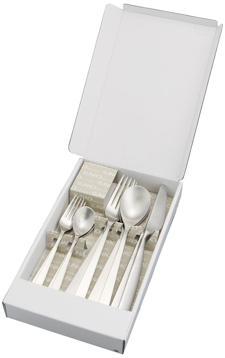 Tsubame Shinko Kogyo Dinner Cutlery Set SUNAO Set of 10-piece Stainless Steel_3
