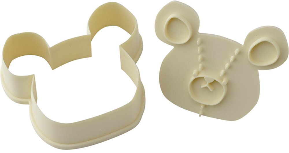 Yaxell Die-cut Resin Cookie Mold Set Kuma no Gakko Jackie & David 40595 NEW_2