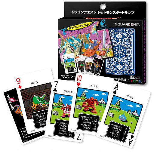 Square Enix Dragon Quest Dot Monster Playing Cards W58xH89mm Game Character NEW_1