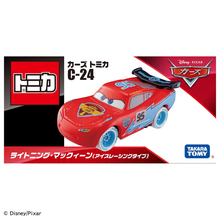Disney Cars Tomica C-24 Lightning (Ice Racing Type) 227984 Miniature Car NEW_4