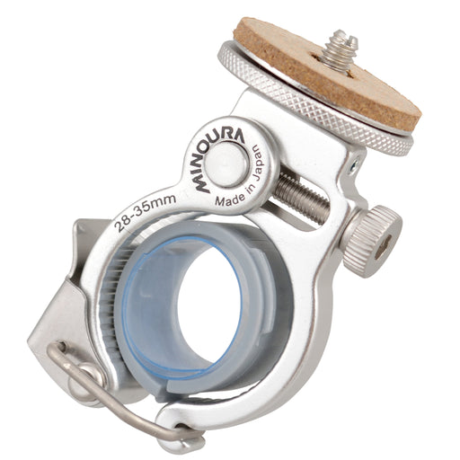 Minoura Bicycle Camera Mount Holder 28-35mm VC-100M Medium Size Clamp Silver NEW_1