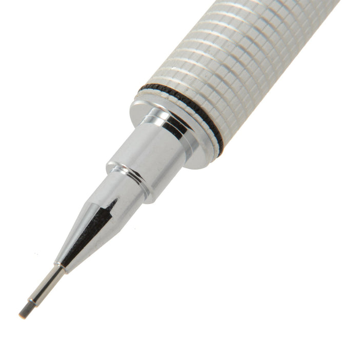 auto mechanical pencil promecha 500P for drafting Brass Silver 0.7mm SP-507P NEW_3