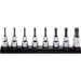 Koken Z-EAL 3/8 (9.5mm) SQ. Torx bit socket rail set Set of 8 pcs RS3025Z/8-L50_2