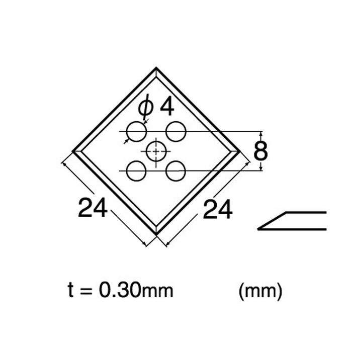 NT Cutter Blades for Mat Board Cutter BMC-45P Carbon Steel Set of 2 pieces NEW_3