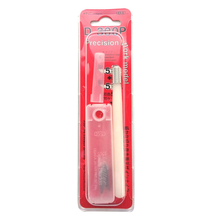 NT Cutter Art Design Knife D-300P Hexagonal Plastic Handle, Metal Blade NEW_1