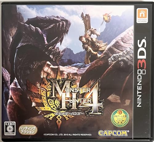 Nintendo 3DS Video Game Monster Hunter 4 CTR-P-AH4J Hunting Action CERO C 15+_1