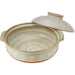 Ginpo Touki Banko Ware Clay Pot Deep Pot No. 7 for 1-2 People Hana Mishima 21071_3
